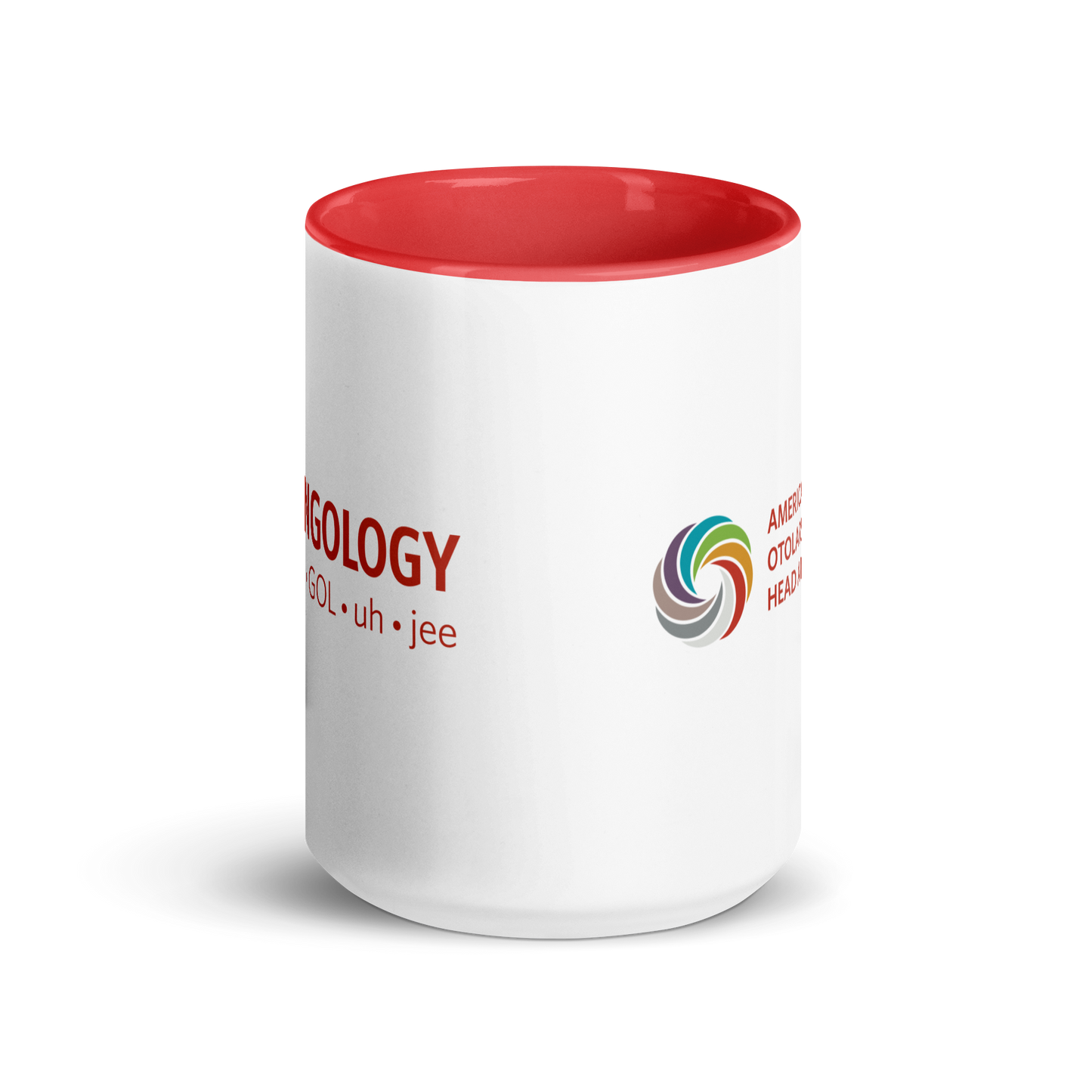 AAO-HNS Pronunciation Guide Mug with Red Accents